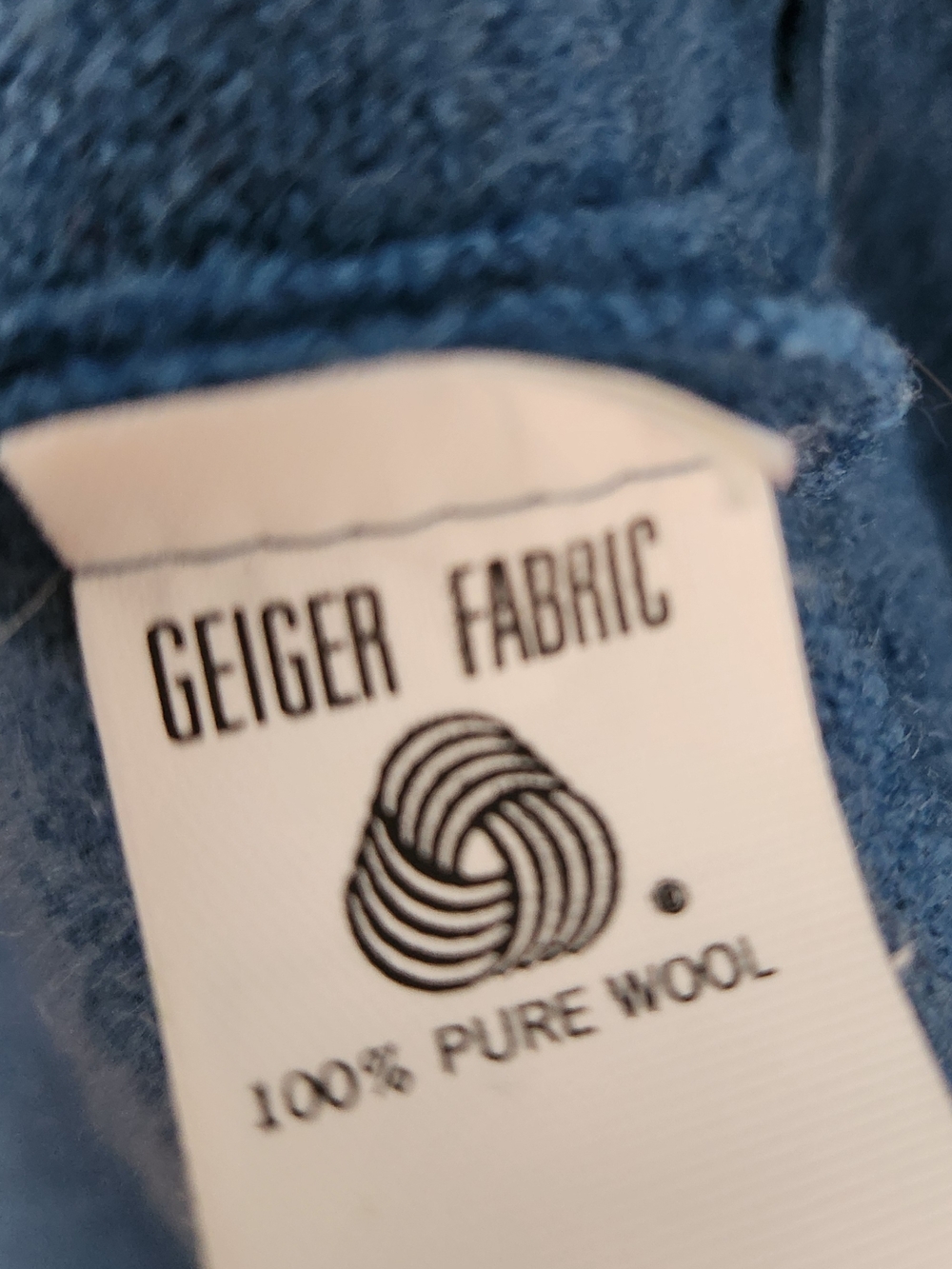 Geiger Teal Wool Button Front Jacket - Picture 5 of 5